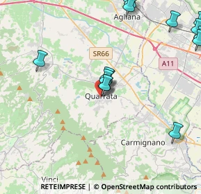 Mappa Piazza Aldo Moro, 51039 Quarrata PT, Italia (6.1385)