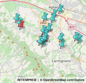 Mappa Piazza Aldo Moro, 51039 Quarrata PT, Italia (3.079)