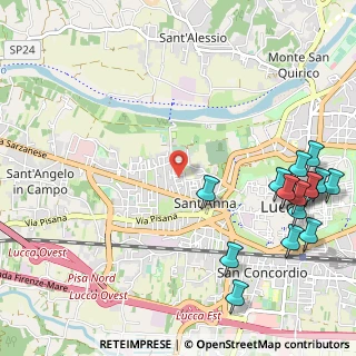 Mappa Via del Tiro a Segno traversa III, 55100 Lucca LU, Italia (1.49875)