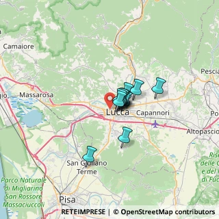 Mappa Via del Tiro a Segno traversa III, 55100 Lucca LU, Italia (3.38417)