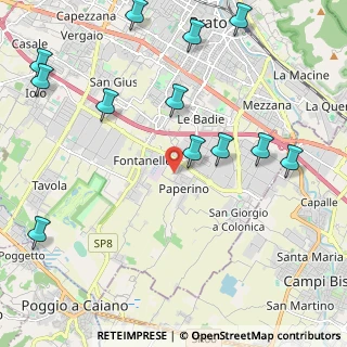 Mappa Via Giulio Gacci, 59100 Prato PO, Italia (2.74167)