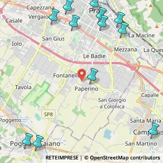 Mappa Via Giulio Gacci, 59100 Prato PO, Italia (3.4325)