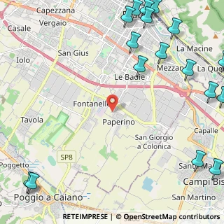 Mappa Via Giulio Gacci, 59100 Prato PO, Italia (3.66529)