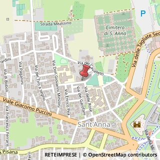 Mappa Via Don Giorgio Bigongiari, 165, 55100 Lucca, Lucca (Toscana)
