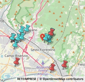 Mappa Via del Borgo, 50019 Sesto Fiorentino FI, Italia (4.10625)