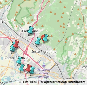 Mappa Via del Borgo, 50019 Sesto Fiorentino FI, Italia (4.72455)