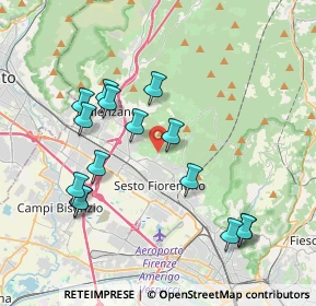 Mappa Via del Borgo, 50019 Sesto Fiorentino FI, Italia (4.01133)