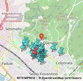 Mappa Via del Borgo, 50019 Sesto Fiorentino FI, Italia (0.8505)