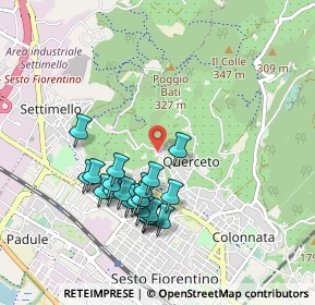 Mappa Via del Borgo, 50019 Sesto Fiorentino FI, Italia (0.89)