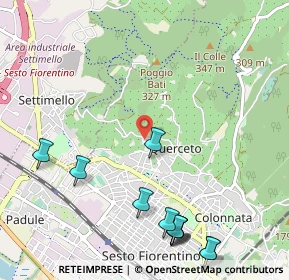 Mappa Via del Borgo, 50019 Sesto Fiorentino FI, Italia (1.40182)