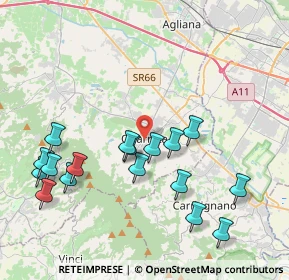 Mappa Piazza Enrico Berlinguer, 51039 Quarrata PT, Italia (4.43059)