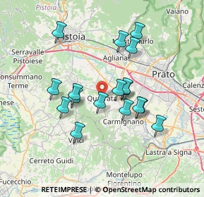 Mappa Piazza Enrico Berlinguer, 51039 Quarrata PT, Italia (6.36118)