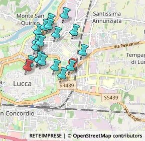 Mappa Viale Castruccio Castracani, 55100 Lucca LU, Italia (0.98)