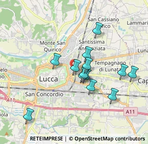 Mappa Viale Castruccio Castracani, 55100 Lucca LU, Italia (1.57923)