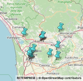 Mappa Viale Castruccio Castracani, 55100 Lucca LU, Italia (12.41143)
