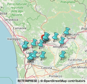 Mappa Viale Castruccio Castracani, 55100 Lucca LU, Italia (11.43133)