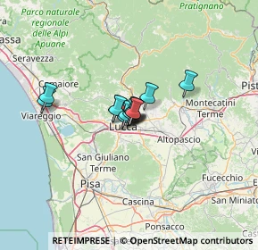 Mappa Viale Castruccio Castracani, 55100 Lucca LU, Italia (6.40667)