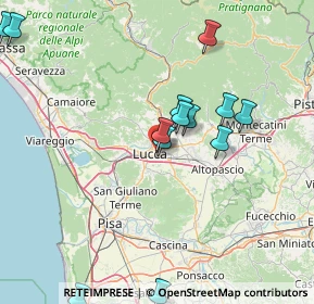 Mappa Viale Castruccio Castracani, 55100 Lucca LU, Italia (17.61154)