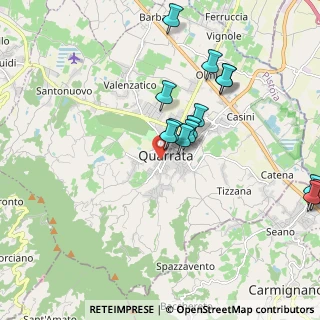 Mappa Via Giuseppe Giusti, 51039 Quarrata PT, Italia (2.06143)