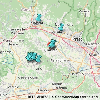 Mappa Via Trieste, 51039 Quarrata PT, Italia (6.09182)