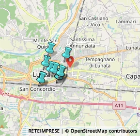 Mappa Traversa IV di Viale Castracani, 55100 Lucca LU, Italia (1.29636)