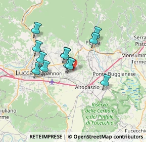Mappa Via delle Pollinelle, 55016 Porcari LU, Italia (6.11583)