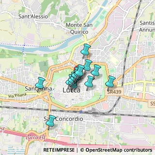 Mappa Piazza S. Frediano, 55100 Lucca LU, Italia (0.5025)