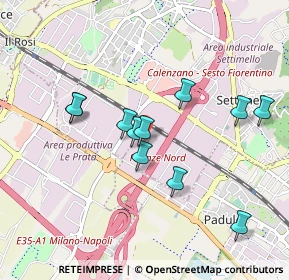 Mappa Via delle Calandre, 50019 Sesto Fiorentino FI, Italia (0.86182)