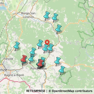 Mappa Via S. Eustachio in Acone, 50065 Pontassieve FI, Italia (8.244)