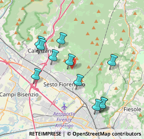 Mappa Largo Valiversi, 50019 Sesto Fiorentino FI, Italia (3.82909)