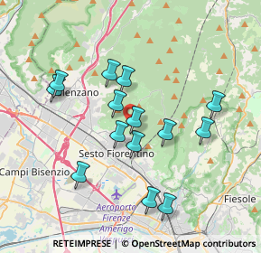 Mappa Largo Valiversi, 50019 Sesto Fiorentino FI, Italia (3.47786)