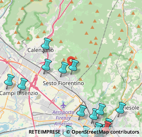 Mappa Largo Valiversi, 50019 Sesto Fiorentino FI, Italia (6.7595)