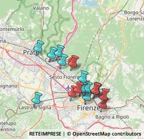 Mappa Largo Valiversi, 50019 Sesto Fiorentino FI, Italia (6.90765)