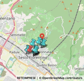 Mappa Largo Valiversi, 50019 Sesto Fiorentino FI, Italia (1.45)