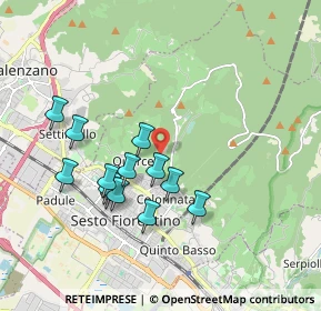 Mappa Largo Valiversi, 50019 Sesto Fiorentino FI, Italia (1.76385)