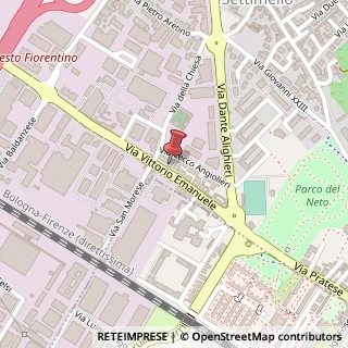 Mappa Via Vittorio Emanuele, 95, 50041 Calenzano, Firenze (Toscana)