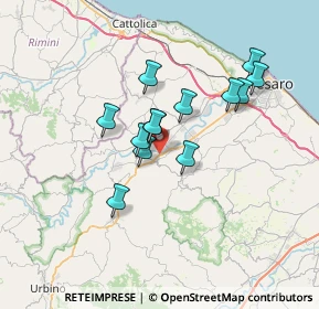 Mappa 61020 Vallefoglia PU, Italia (5.62769)