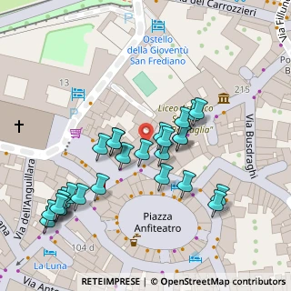 Mappa Piazza dell'Anfiteatro, 55100 Lucca LU, Italia (0.04815)