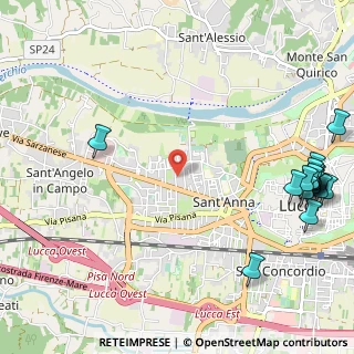 Mappa Via di Boboli, 55100 Lucca LU, Italia (1.62765)