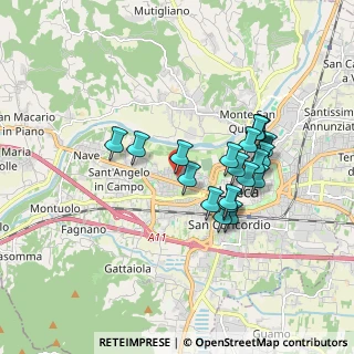 Mappa Via di Boboli, 55100 Lucca LU, Italia (1.568)
