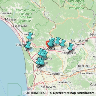 Mappa Via di Boboli, 55100 Lucca LU, Italia (11.01947)