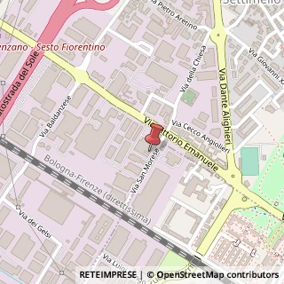 Mappa Via San Morese, 12, 50041 Calenzano, Firenze (Toscana)