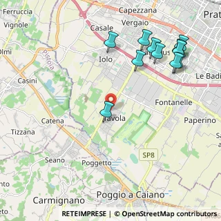 Mappa Via Pratesi Brunetto, 59100 Prato PO, Italia (2.56455)