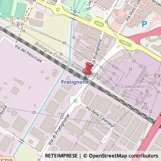 Mappa Via del pratignone 36, 50041 Calenzano, Firenze (Toscana)