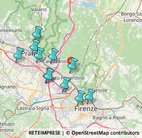 Mappa Via Isola, 50019 Sesto Fiorentino FI, Italia (7.37818)