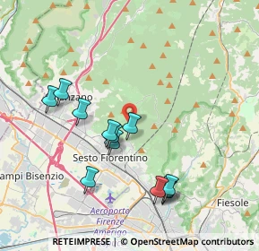 Mappa Via Isola, 50019 Sesto Fiorentino FI, Italia (3.85167)
