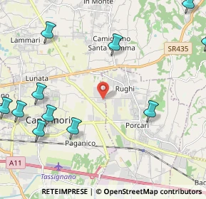 Mappa Via Padre Jacques Hamel, 55012 Capannori LU, Italia (3.18333)