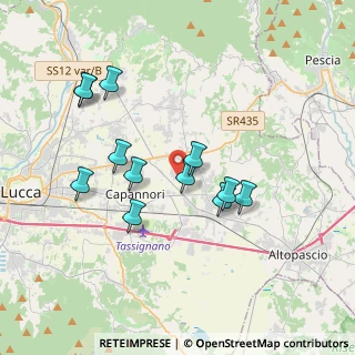 Mappa Via Padre Jacques Hamel, 55012 Capannori LU, Italia (3.54083)
