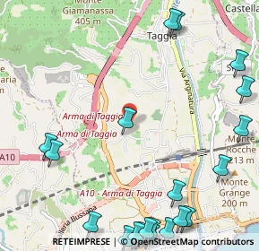 Mappa Via Periane, 18018 Taggia IM, Italia (1.661)