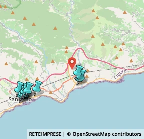 Mappa Via Periane, 18018 Taggia IM, Italia (5.29846)